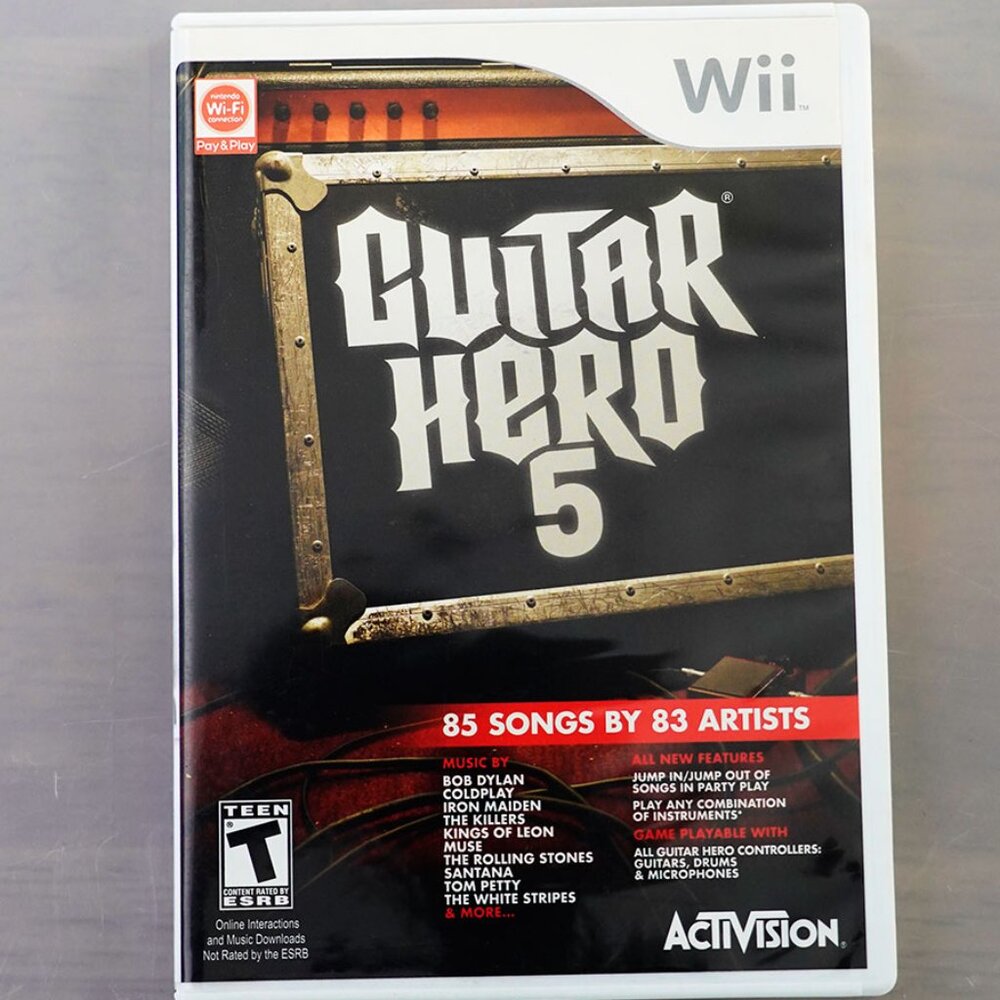 Wii Guitar Hero 5